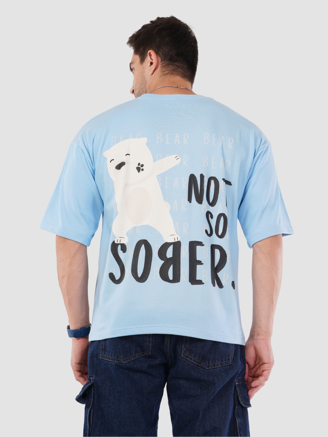 SOBER BEAR OVERSIZED T-SHIRT