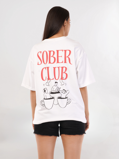 SOBER CLUB OVERSIZED T-SHIRT