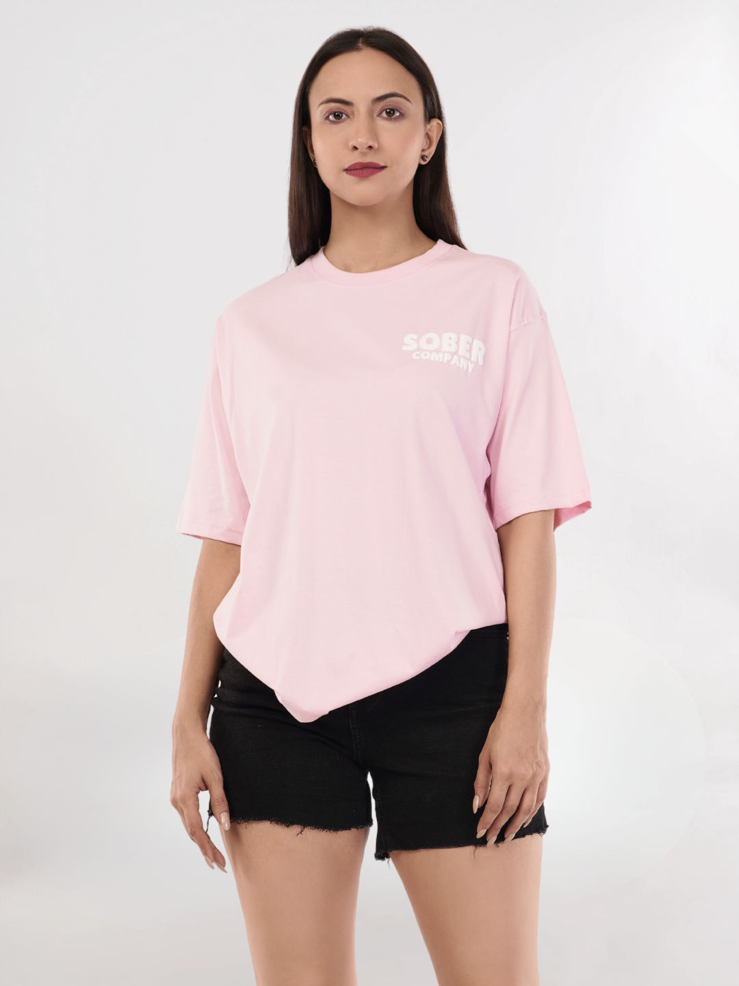 BABY PINK OVERSIZED T-SHIRT