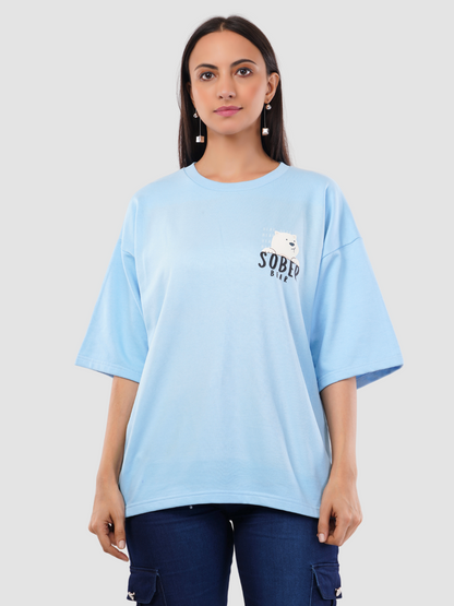 SOBER BEAR OVERSIZED T-SHIRT