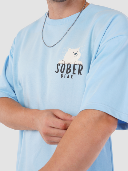 SOBER BEAR OVERSIZED T-SHIRT