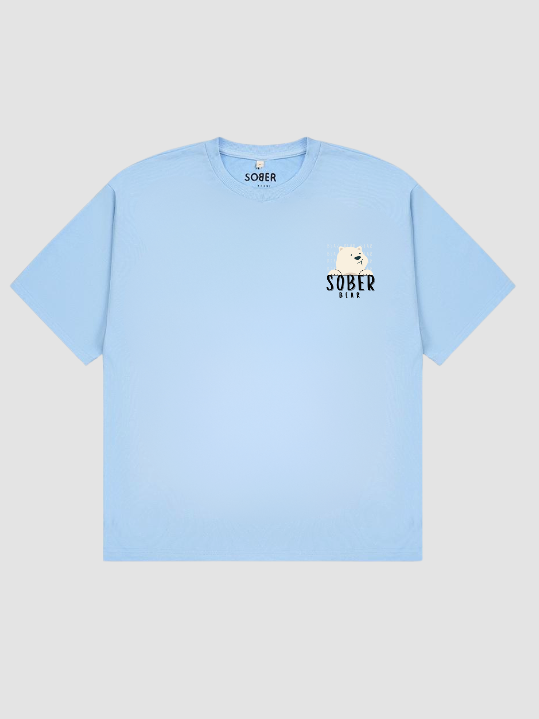 SOBER BEAR OVERSIZED T-SHIRT