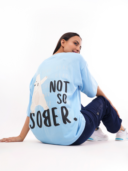 SOBER BEAR OVERSIZED T-SHIRT