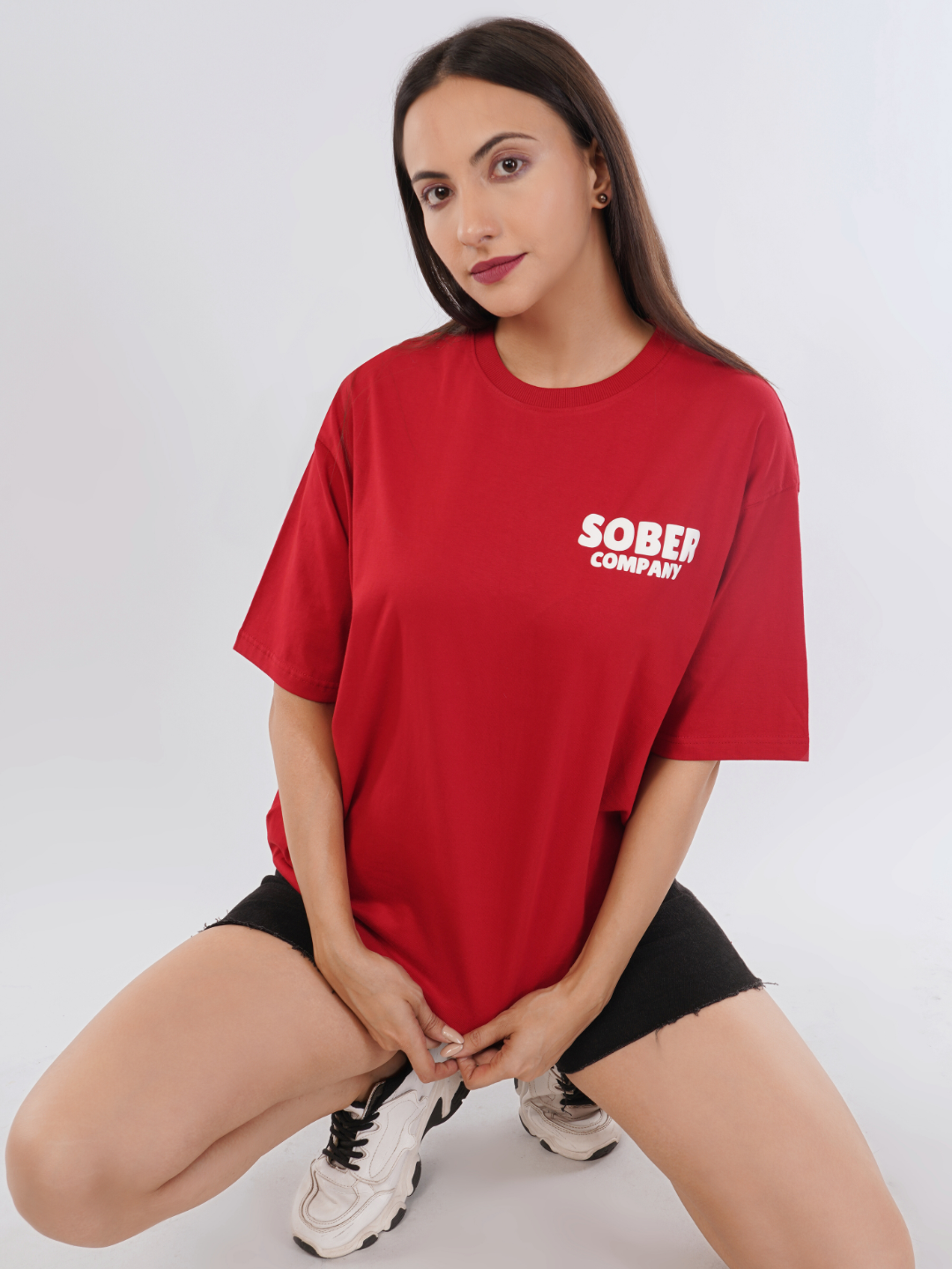 RED OVERSIZED T-SHIRT