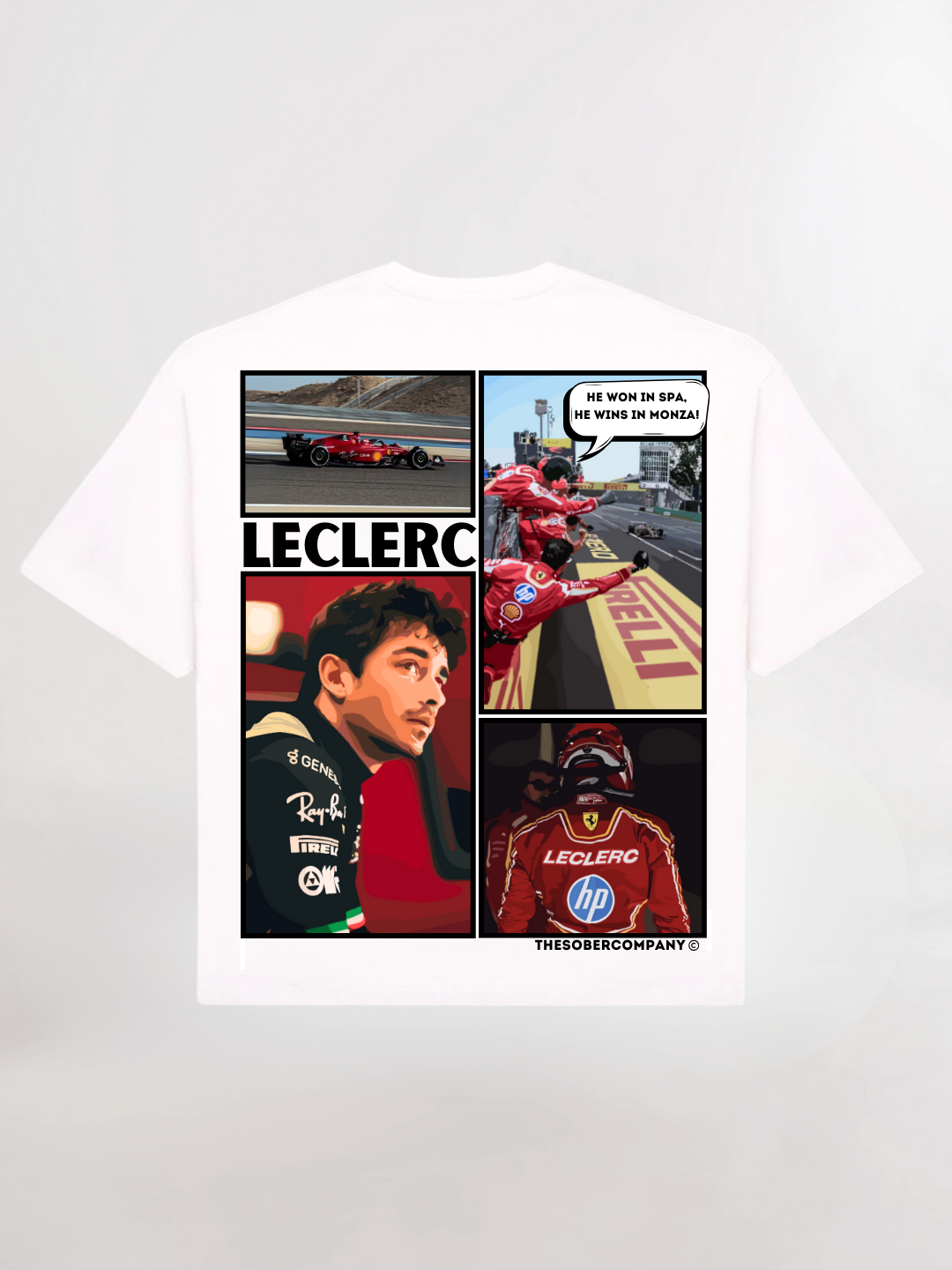 CHARLES LECLERC OVERSIZED T-SHIRT