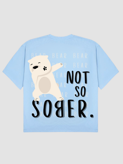 SOBER BEAR OVERSIZED T-SHIRT