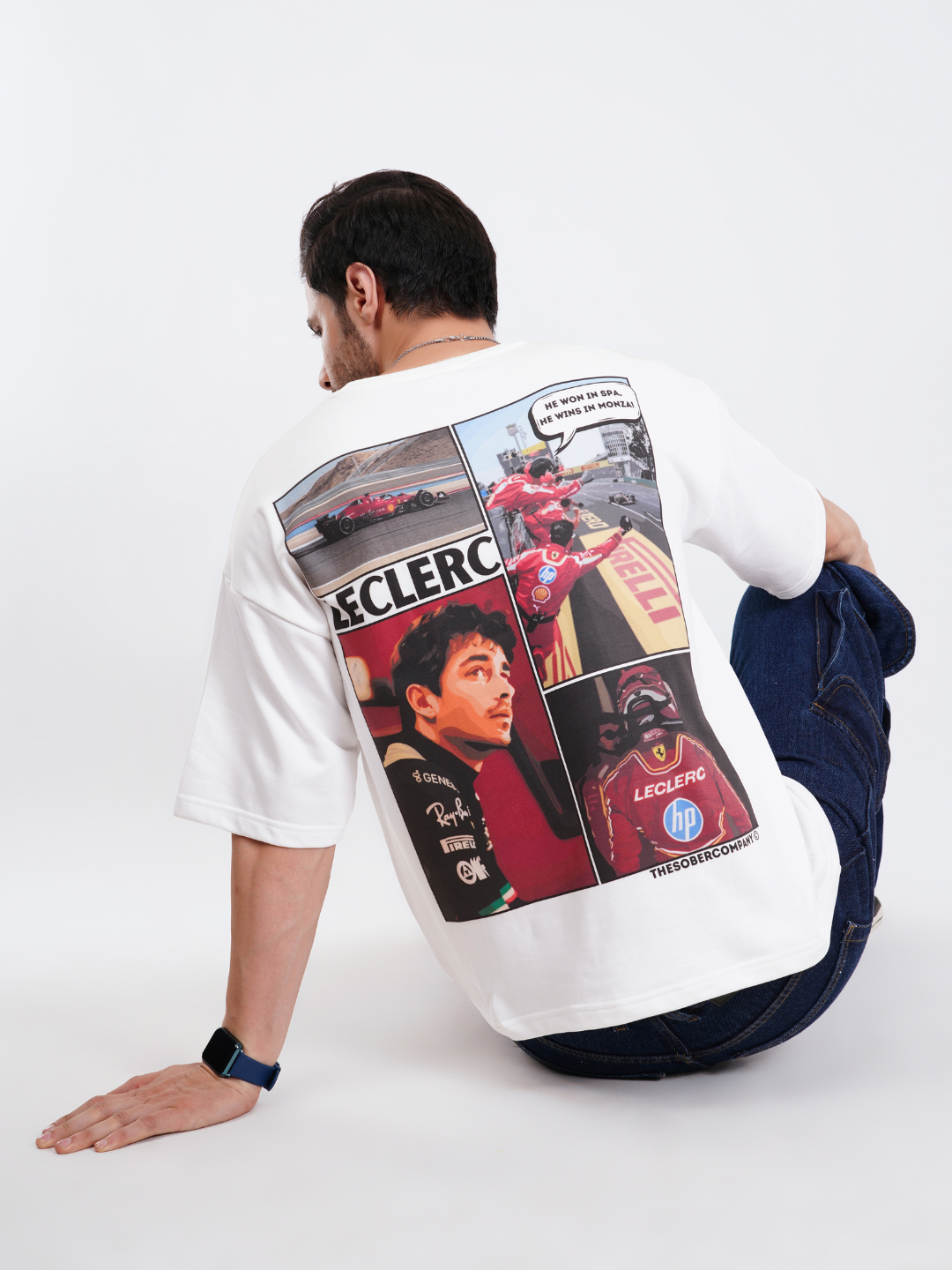 CHARLES LECLERC OVERSIZED T-SHIRT